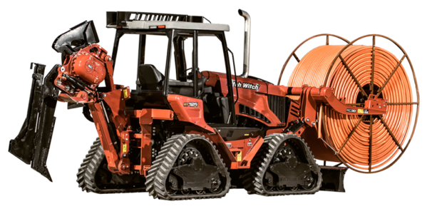 RT125 Quad Raupenausführung mit Pfluganbaugerät